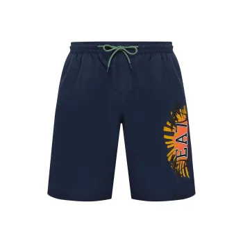 EMPORIO ARMANI EA7 SS24 Casual Shorts Men's Navy Blue