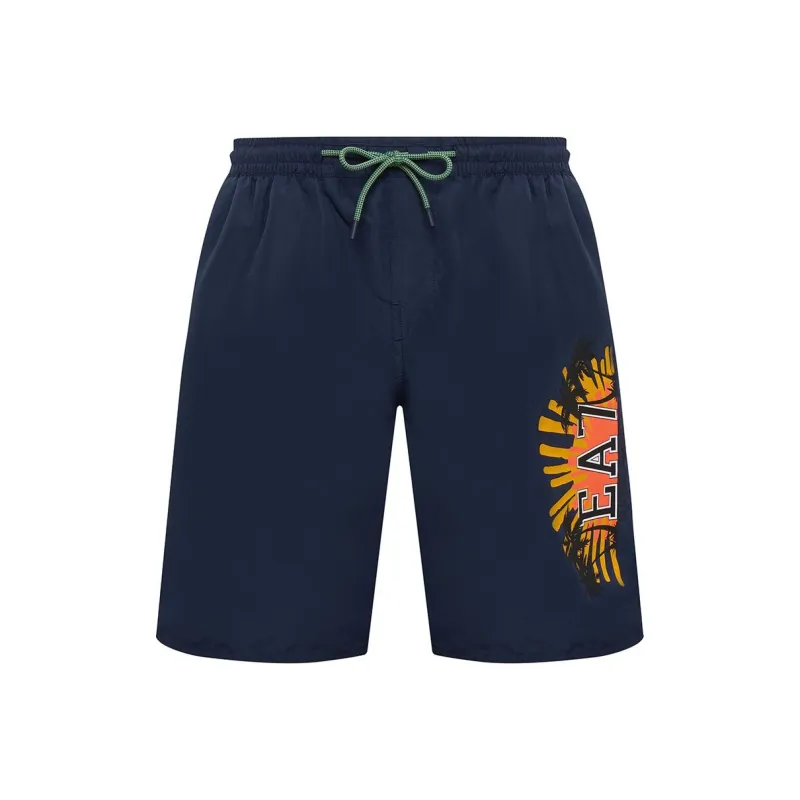 EMPORIO ARMANI EA7 SS24 Casual Shorts Men's Navy Blue-0