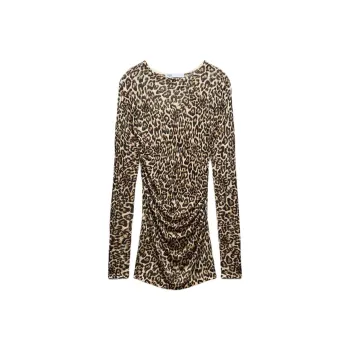 ZARA T-Shirt Women's Leopard Print