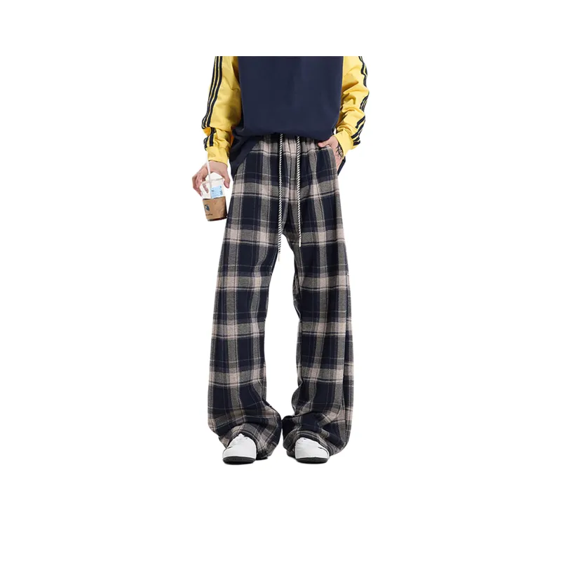 REXSHION Casual Pants Unisex Black-10