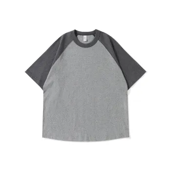 ZHONGBANGJICHU T Shirt Unisex Black Heather Gray