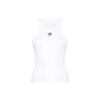Marine Serre Moon Embroidered Tank Top