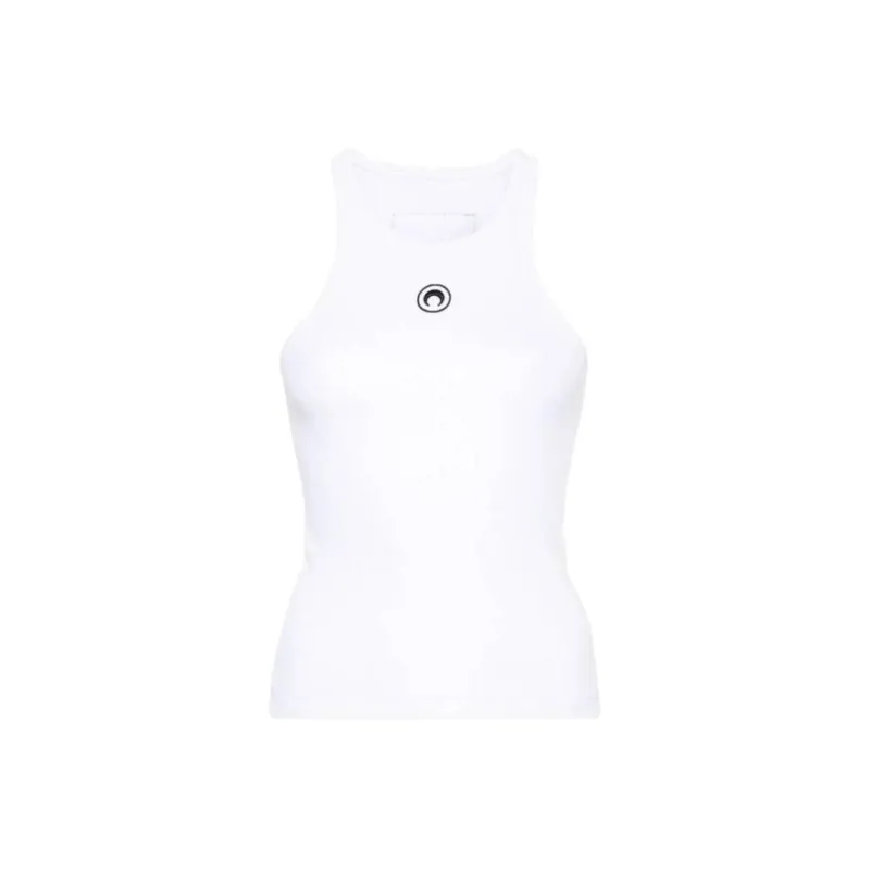 Marine Serre Moon Embroidered Tank Top-0