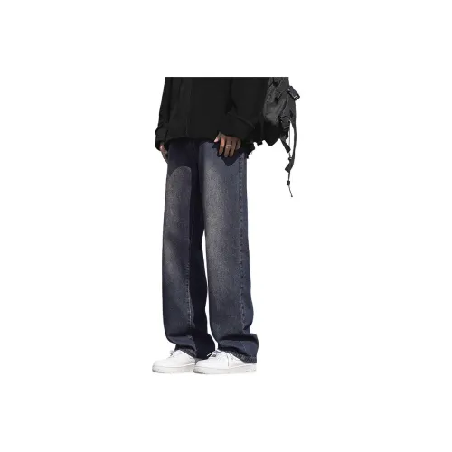SIFLYTO Jeans Unisex Black Ice Blue
