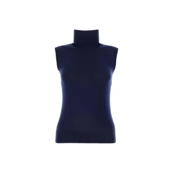 SportMax Ardenza Roll Neck Sleeveless Vest