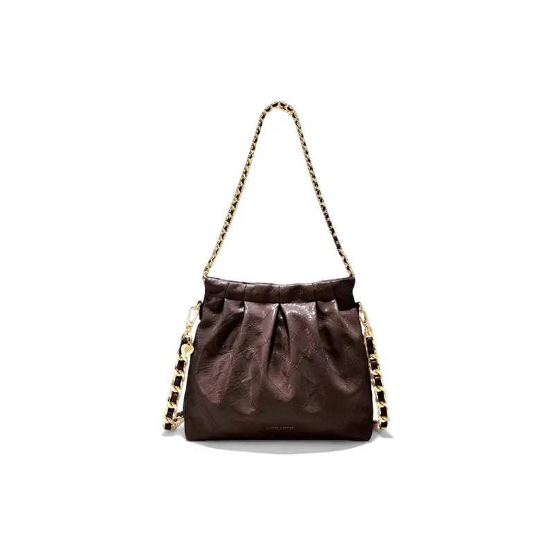 CLEVER& KETCH PU Shoulder Bag Women's Sea Salt Blue/Purple/Brown/Coffee/Black/Red-6