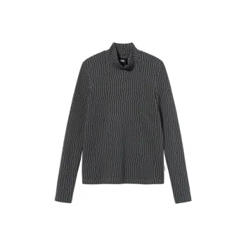 Stussy Circle Mock Neck Long Sleeve 'Forest'