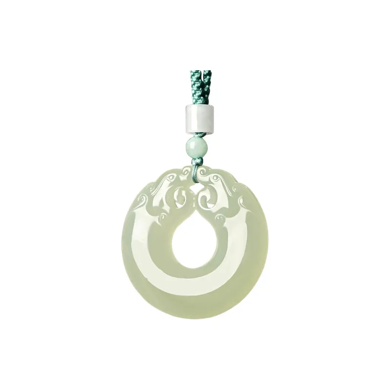 KUNYUYAO Pendants Pale Greenish White Jade Unisex-27