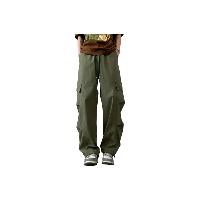 NOAHGIGI Casual Pants Unisex Khaki-13