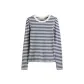 White/Gray Blue Stripes