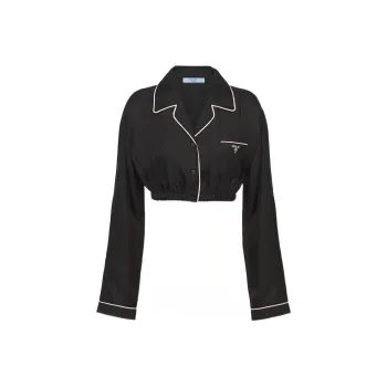 PRADA SS22 Crop Tops Women's Black
