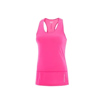 SALOMON CROSS RUN Tank Tops Women's Pink