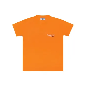 Balenciaga Political Campaign Small Fit T Shirt 'Fluorescent Orange'