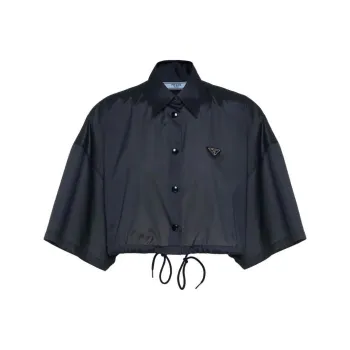 PRADA Crop Tops Women's Black