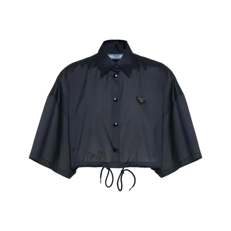 PRADA Crop Tops Women's Black-0