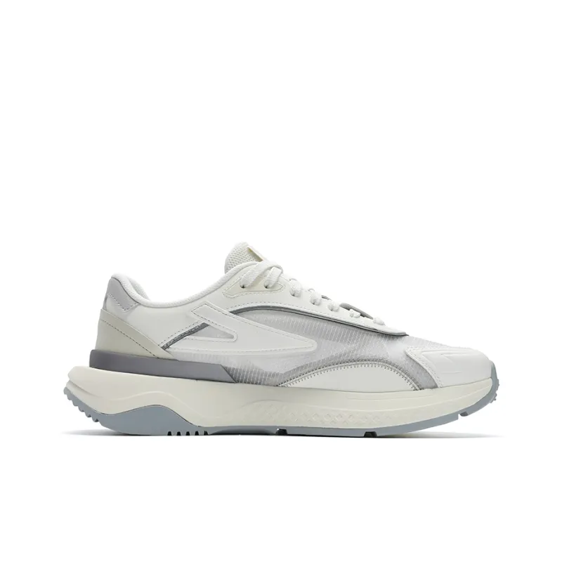 FILA PIONIERE Pioneer Wear resistant, Lightweight, Breathable, And Non slip. Low Top Training Shoes Men's White Gray-1