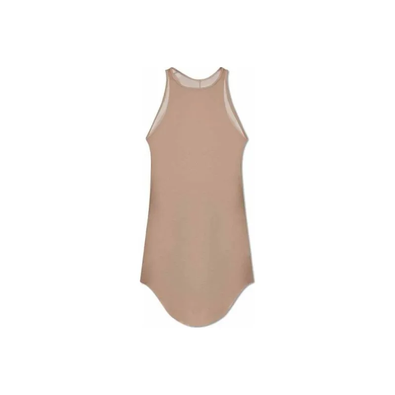 RICK OWENS Sleevelss Ribbed Tank Top-0