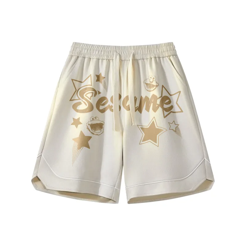 SESAME STREET Casual Shorts Unisex-4