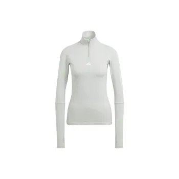 Adidas Raglan Sleeve T Shirt Women's Silver Gray