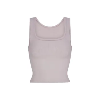 SKIMS SS24 Tank Top Women's Oyster Color