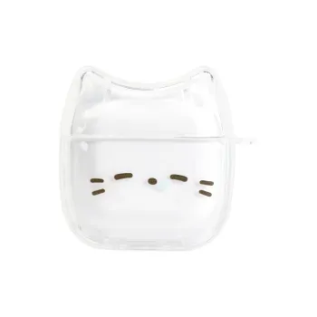 Wei Xin Compatibility With Apple AirPods 4/2/3/4th Generation/AirPods Pro/Pro 2 TPU Sleepy Kitten Headphone Cases