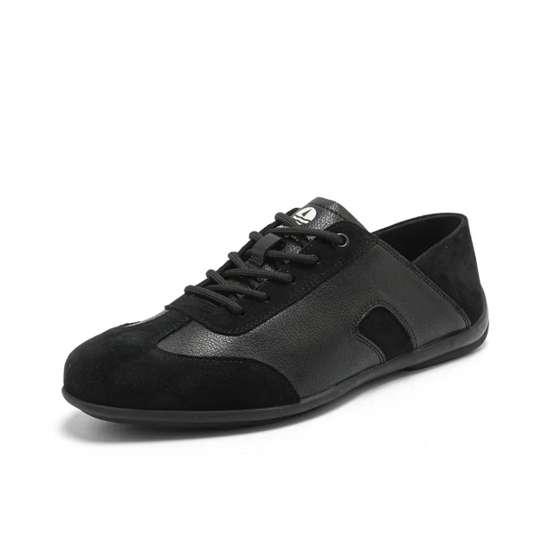 NAVIGARE Small Sailboat Non slip Lightweight Low Top Casual Shoes Men's Black-1