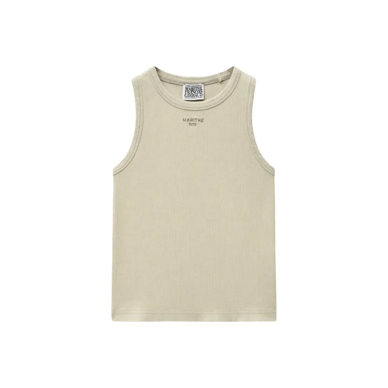 Marithe Francois Girbaud SS24 Tank Top Women's Cream-0