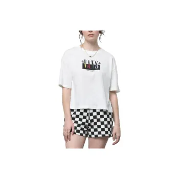 Vans Always Late Relaxed Boxy Tee T-Shirt Women's White