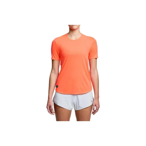 Saucony Stopwatch Regular T-Shirt Women's Viz Red