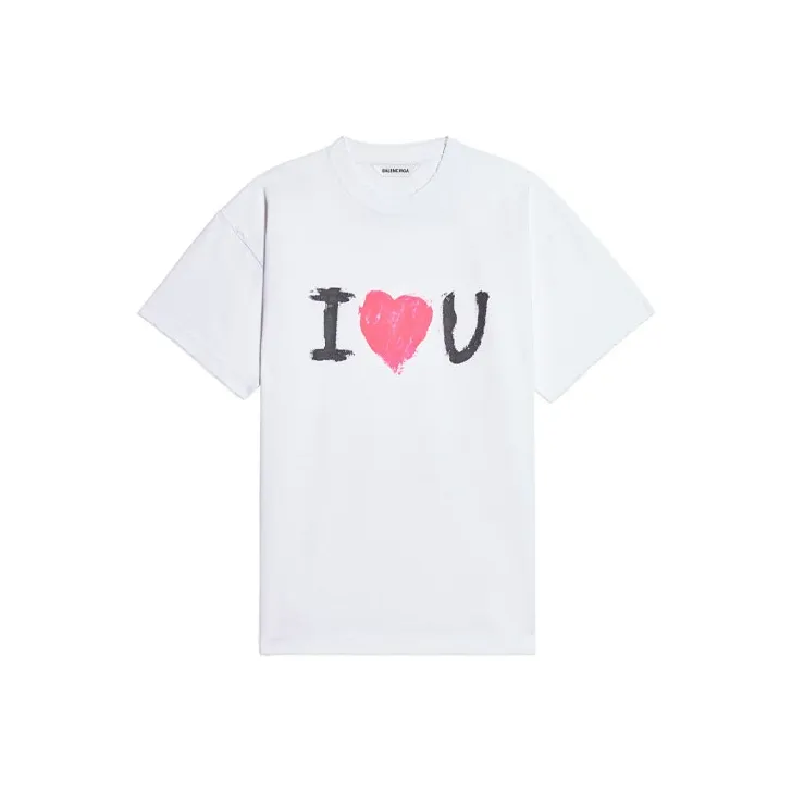Balenciaga T Shirt Women's Regular Fit White-0