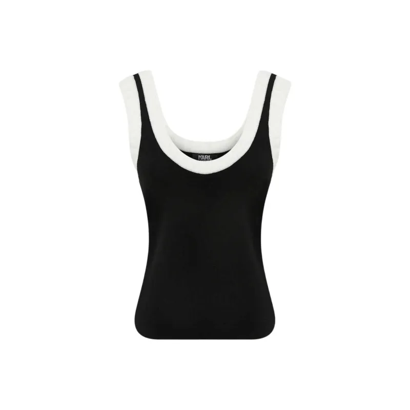 KARL LAGERFELD SS23 Tank Top Women's Black-0