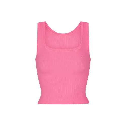 SKIMS Tank Top Women's SUGAR PINK/Candy Pink