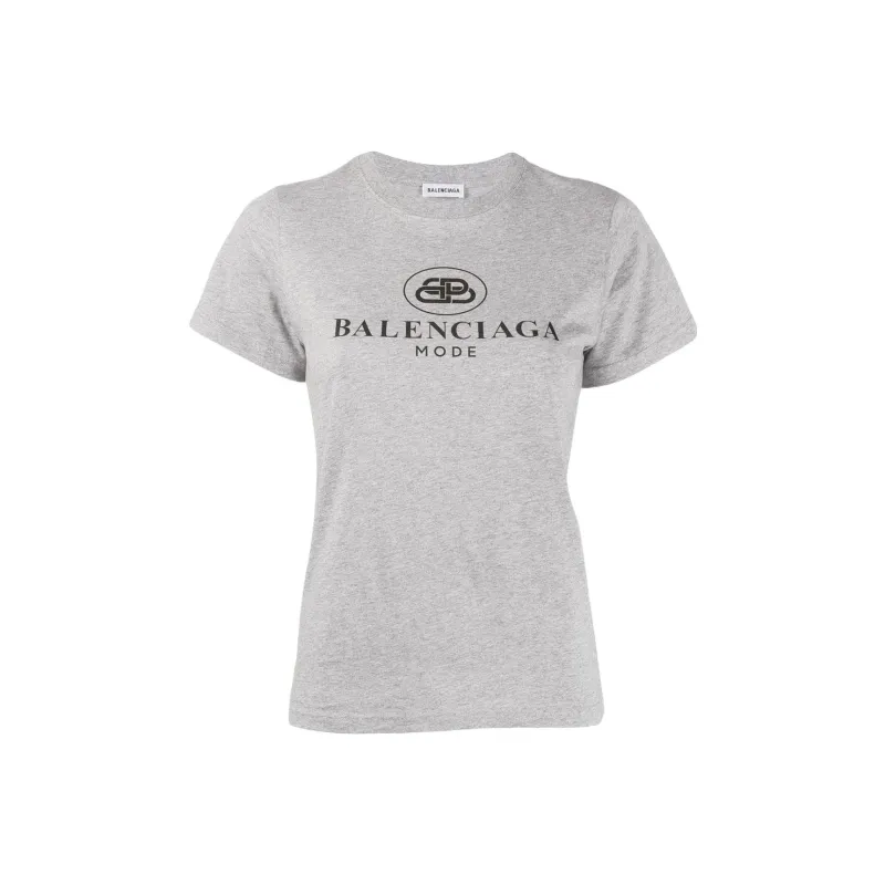 Balenciaga SS22 T Shirt Regular Fit Women's Gray-0