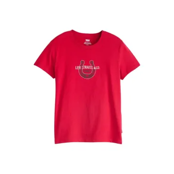 Levis T-Shirts Women's Red