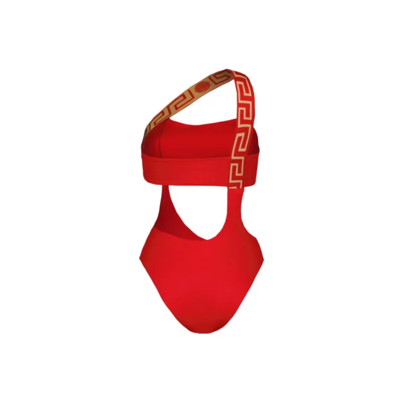 FANSIZHE One piece Swimsuit Women's Red-1