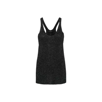 Fabiana Filippi Metallic Threading Sleeveless Top