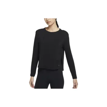 Nike Yoga Dri FIT Women's Long Sleeve Top Black