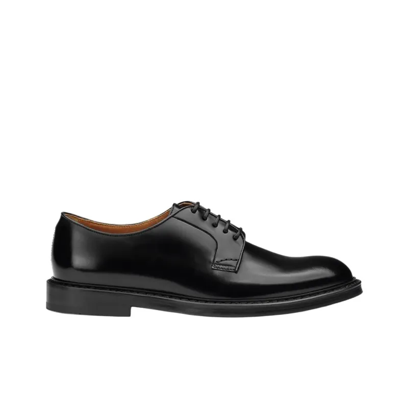 DOUCAL'S Lace up Leather Derby Shoes-1