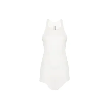 RICK OWENS Fine ribbed Tank Top