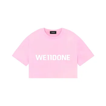 WE11DONE SS23 T Shirt Women's Pink