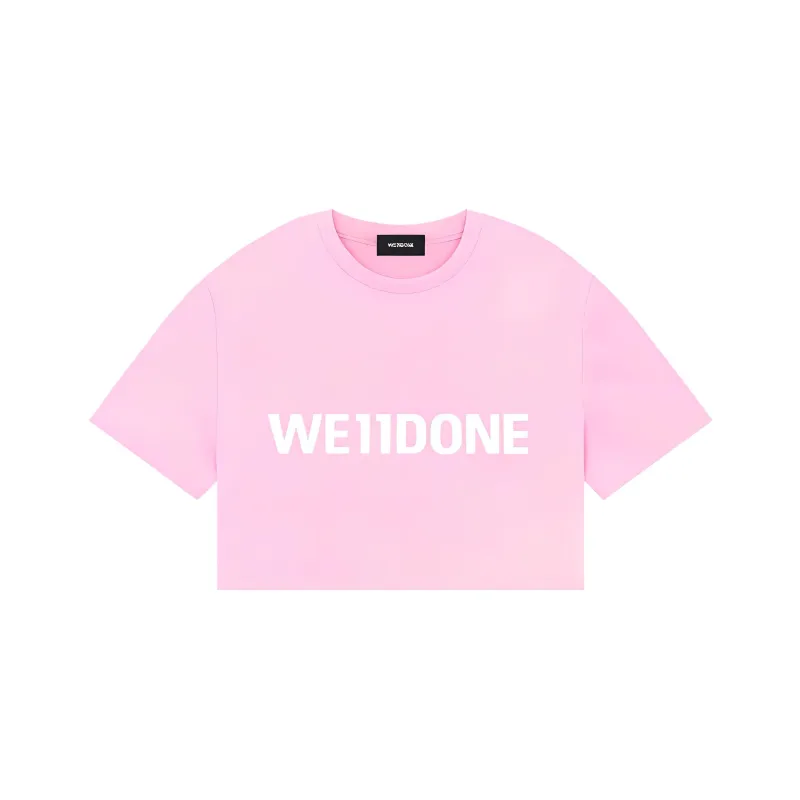 WE11DONE SS23 T Shirt Women's Pink-0