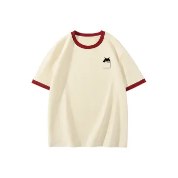 Cotton Gene Drop Shoulder Sleeve T Shirt Unisex