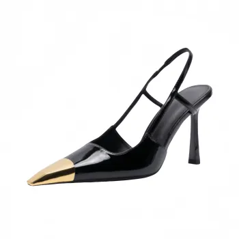 Crelinkxlat Slim Heel High Heels Women's Black