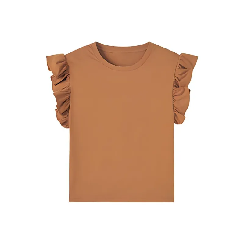 MT T Shirts Women's Orange-0