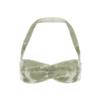 PRADA Tank Tops Women's Light Green