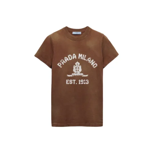PRADA Logo print T shirt