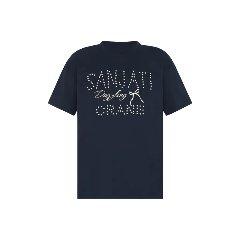 Sanjati T Shirt Women's Navy Blue-0