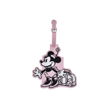 Disney Travel Luggage Tag Women's Pink & Black