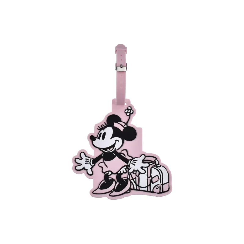 Disney Travel Luggage Tag Women's Pink & Black-0