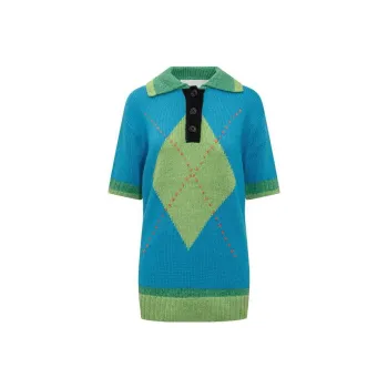 ANDERSSON BELL Intarsia knit Top